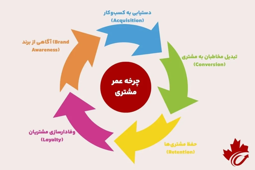 مراحل چرخه عمر مشتری چیست؟
